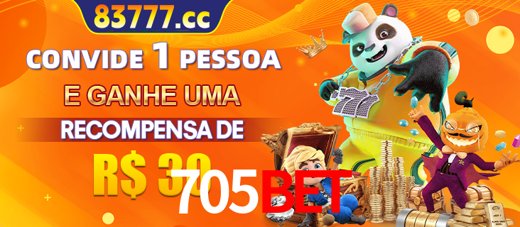 Banner institucional da 705BET sobre parceria de marcas e criação de uma marca de excelência, apresentando os mascotes de jogos populares como o Fortune Tiger.
